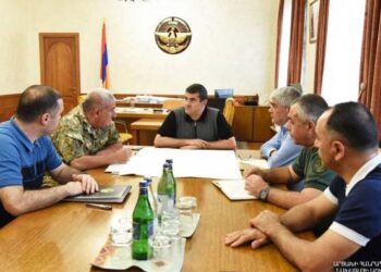 ԱՐՑԱԽԻ ՆԱԽԱԳԱՀԸ ՈՒԺԱՅԻՆ ԿԱՌՈՅՑՆԵՐՈՒ ՊԱՏԱՍԽԱՆԱՏՈՒՆԵՐՈՒՆ ՄԱՍՆԱԿՑՈՒԹԵԱՄԲ ԽՈՐՀՐԴԱԿՑՈՒԹԻՒՆ ՀՐԱՒԻՐԱԾ Է