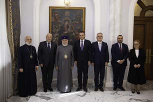 ԱՄԵՆԱՅՆ ՀԱՅՈՑ ԿԱԹՈՂԻԿՈՍ ԸՆԴՈՒՆԵՑ ՌՈՒՄԱՆԻՈՅ ՀԱՆՐԱՊԵՏՈՒԹԵԱՆ ԱՐՏԱՔԻՆ ԳՈՐԾԵՐՈՒ ՓՈԽՆԱԽԱՐԱՐԻՆ ԳԼԽԱՒՈՐԱԾ ՊԱՏՈՒԻՐԱԿՈՒԹԻՒՆԸ