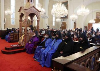 ՙՄԱՐԴՈՒԺԻ ՊԱՏՐԱՍՏՈՒԹԵԱՆ ՏԱՐԻ՚ԻՆ ՀԱՅՐԱՊԵՏԱԿԱՆ ՀՌՉԱԿԱԳԻՐԸ ԸՆԹԵՐՑՈՒԵՑԱՒ ԱՆԹԻԼԻԱՍԻ ՄԱՅՐԱՎԱՆՔԻՆ ՄԷՋ