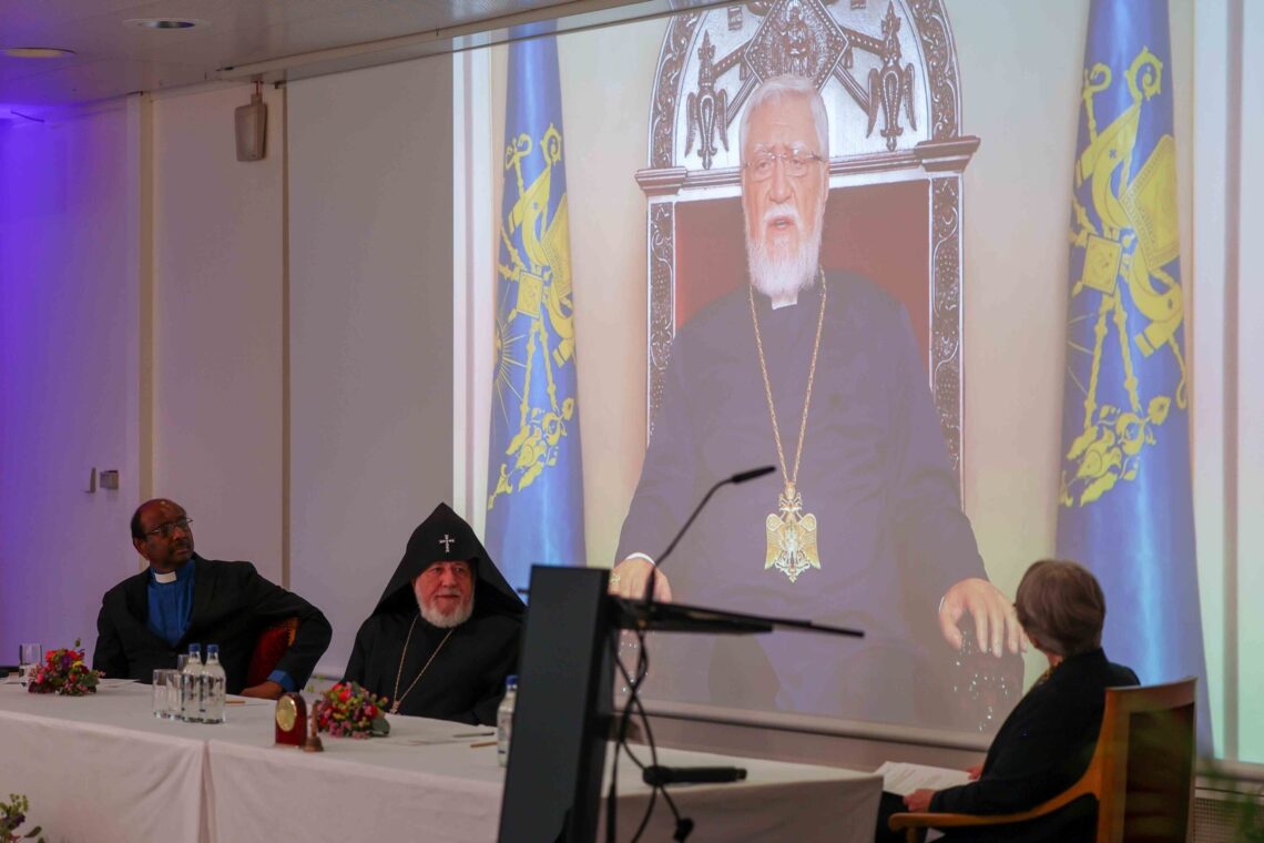 ԱՐԱՄ Ա. ԿԱԹՈՂԻԿՈՍ ԻՐ ՊԱՏԳԱՄԸ ՈՒՂՂԵՑ ԱՐՑԱԽԻ ՀՈԳԵՄՏԱՒՈՐ ԺԱՌԱՆԳՈՒԹԵԱՆՑ ՆՈՒԻՐՈՒԱԾ ՊԵՌՆԻ ՄԻՋԱԶԳԱՅԻՆ ՀԱՄԱԳՈՒՄԱՐԻՆ