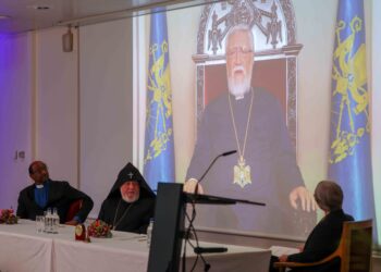 ԱՐԱՄ Ա. ԿԱԹՈՂԻԿՈՍ ԻՐ ՊԱՏԳԱՄԸ ՈՒՂՂԵՑ ԱՐՑԱԽԻ ՀՈԳԵՄՏԱՒՈՐ ԺԱՌԱՆԳՈՒԹԵԱՆՑ ՆՈՒԻՐՈՒԱԾ ՊԵՌՆԻ ՄԻՋԱԶԳԱՅԻՆ ՀԱՄԱԳՈՒՄԱՐԻՆ