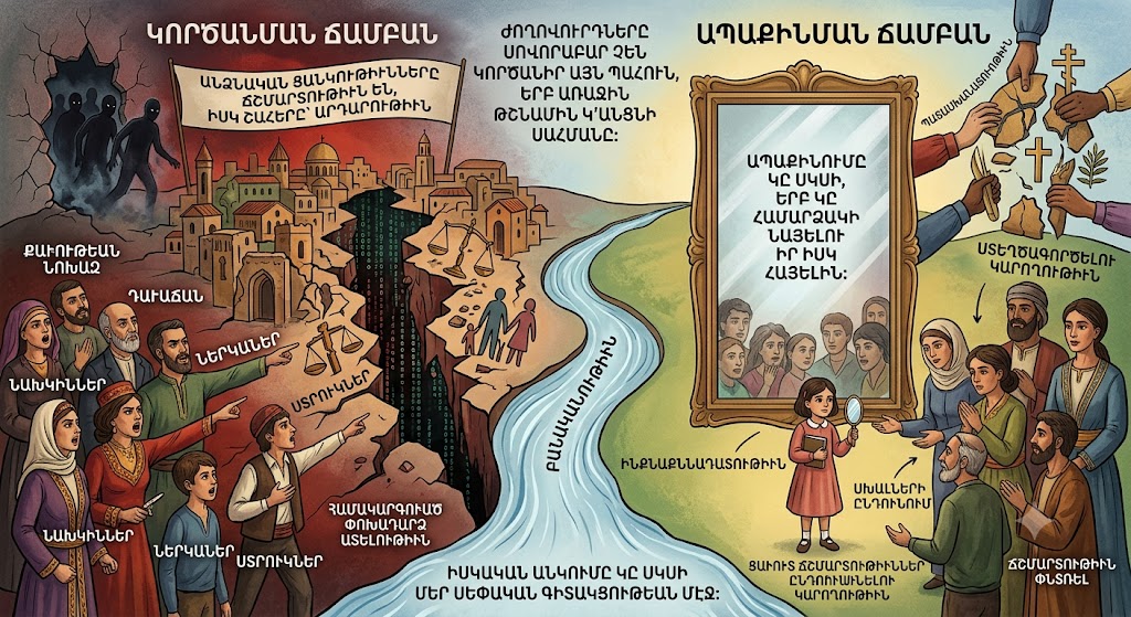 Ազգը Կը Կործանեն Ոչ Թէ Թշնամիները, Այլ՝ Սեփական Արդարացումները